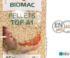 Pellet drzewny Biomac Top A1 z certyfikatem ENplus A1 - dostawa Żórawina